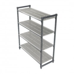 Cambro Camshelving Elements startset 4 etages 1830 x 1525 x 610 mm - Grijs