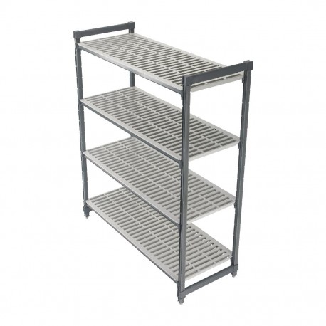Cambro Camshelving Elements startset 4 etages 1830 x 1525 x 610 mm - Grijs