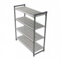 Cambro Camshelving Elements startset 4 etages 1830 x 1525 x 610 mm - Grijs
