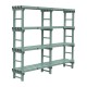 Jackstack Kunststof Eurostelling 200x40cm - SPECIALE AANBIEDING + GRATIS Vlonder