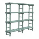 Jackstack Kunststof Eurostelling 200x40cm - SPECIALE AANBIEDING + GRATIS Vlonder