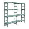 Jackstack Kunststof Eurostelling 200x40cm - SPECIALE AANBIEDING + GRATIS Vlonder