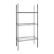 Nisbets Essentials 3-laags gecoat stellingsysteem 1820 x 915 x 457mm - modulair rek in staal