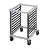 Cambro GN 2/1 Regaalwagen Composiet 9 Etages - Grijs