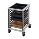 Cambro GN 2/1 Regaalwagen Composiet 9 Etages - Grijs