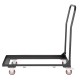 Bolero opvouwbare trolley voor klapstoelen - zwart gepoedercoat staal