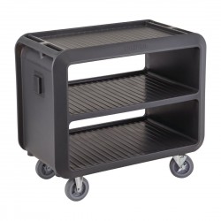 Cambro Pro Service Kar – Zwarte Serveerwagen van Polypropyleen