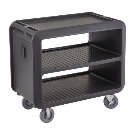 Cambro Pro Service Kar – Zwarte Serveerwagen van Polypropyleen