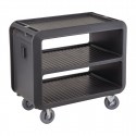 Cambro Pro Service Kar – Zwarte Serveerwagen van Polypropyleen