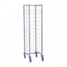 Tournus Bordenstapelwagen RVS 12 niveaus - Serveerwagen Zilver