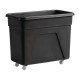 Zwarte polyethyleen serveerwagen medium 160L - 67x81,5x45,5cm
