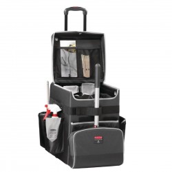 Rubbermaid Quick Cart Stoffen Schoonmaakwagen Medium – Grijs