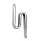 Metro Max Q schapverbinders - set van 2 stuks, staal, zilver
