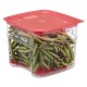 Cambro FreshPro Rood Afvoerrek 195 x 195 mm – Polycarbonaat Voorraadrek
