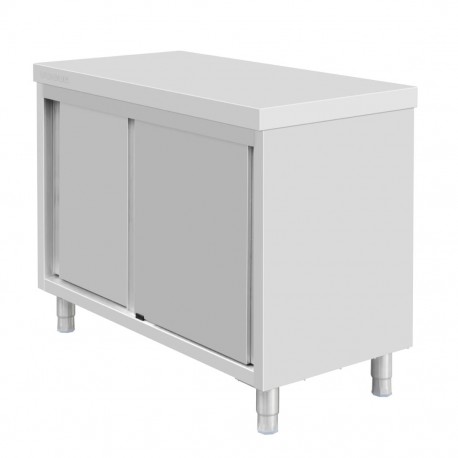 Vogue Staande Vloerkast RVS 900x1200x600mm - Zilver