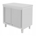 Vloerstaande Kast RVS Zilver 900x900x600mm - Vogue