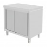 Vloerstaande Kast RVS Zilver 900x900x600mm - Vogue