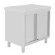 Vloerstaande Kast RVS Zilver 900x900x600mm - Vogue