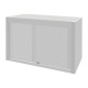 Vogue Wandkast RVS 650x1200x400mm – Zilver