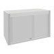 Vogue Wandkast RVS 650x1200x400mm – Zilver
