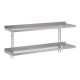 Gastro-M RVS wandplankenset 2 niveaus 100x40cm - complete montageset