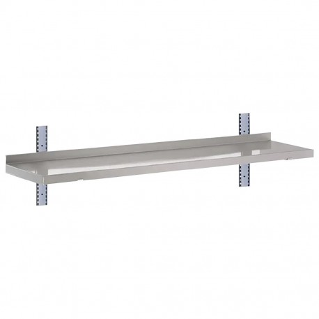 Gastro-M Complete Wandplank RVS 1 Niveau 100x40cm - Volledige Montageset
