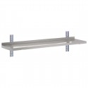 Gastro-M Complete Wandplank RVS 1 Niveau 100x40cm - Volledige Montageset