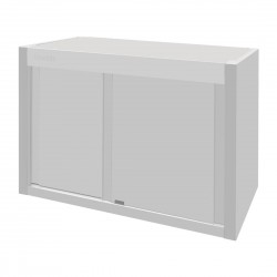 Vogue Wandkast RVS 650x900x400mm – Zilver