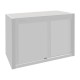 Vogue Wandkast RVS 650x900x400mm – Zilver