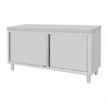 Vogue Staande Vloerkast RVS 900x1800x600mm – Zilver