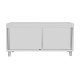 Vogue Staande Vloerkast RVS 900x1800x600mm – Zilver