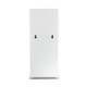 Wandgemonteerde handzeepdispenser 5L - Staal, Wit