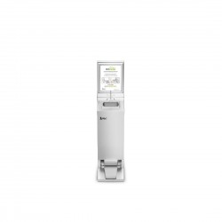 IMC Junior mobiel handreinigingsstation laag model – RVS spoeltafel zilver 5L