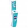Automatische zeepdispenser Nilco met standaard - 700ml - Aluminium - Blauw