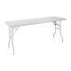 Vogue RVS inklapbare werktafel 1830x610x780 – Zilver