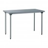Tournus RVS werktafel 1800mm - Zilver