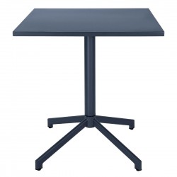 Bolero Porto opklapbare werktafel leisteenblauw 700x750mm – gepoedercoat staal