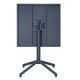 Bolero Porto opklapbare werktafel leisteenblauw 700x750mm – gepoedercoat staal