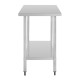RVS Werktafel 800 x 600mm – Nisbets Essentials