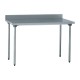 Tournus RVS werktafel met achteropstand 100 cm – 100x70x90 cm