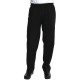 Chef Works unisex baggy koksbroek zwart, maat M