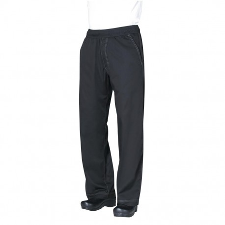 Chef Works Cool Vent koksbroek zwart uniseks – maat L