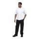Whites Boston Unisex Koksbuis Wit M – Set van 5 (Katoen & Gerecycled Polyester)