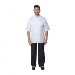 Chef Works koksbuis wit maat 56 - dames - korte mouw - 100% katoen