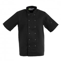 Whites Vegas unisex koksbuis korte mouw zwart 3XL