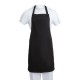 Whites halterschort zwart (5 stuks) – Whites Chefs Clothing