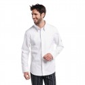 Chaud Devant chef shirt wit S – koksbuis in overhemdmodel
