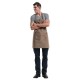 Chaud Devant halterschort Mud Denim - bruin katoenen schort