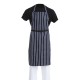 Whites Butchers gestreepte halterschort blauw/wit – set van 5 | Whites Chefs Clothing