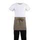 Whites korte sloof lichtbruin - Heupschort van Whites Chefs Clothing